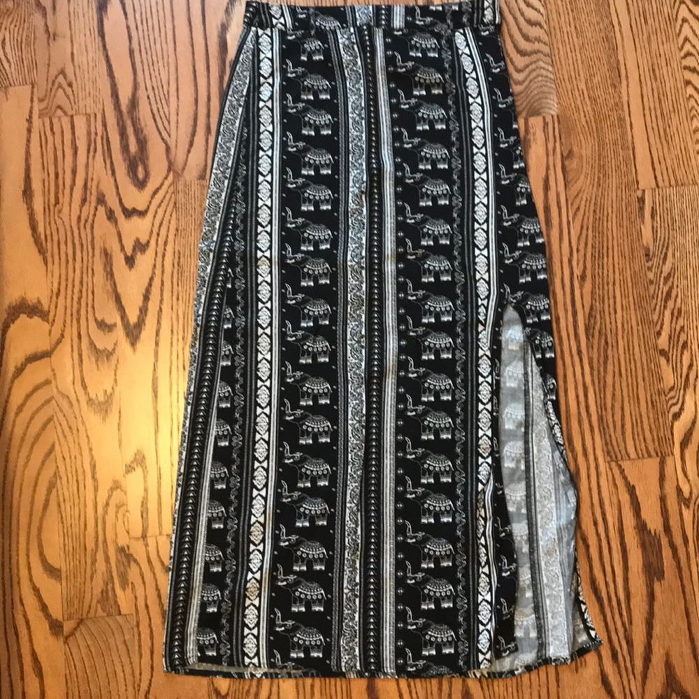 H & M Coachella printed skirt!